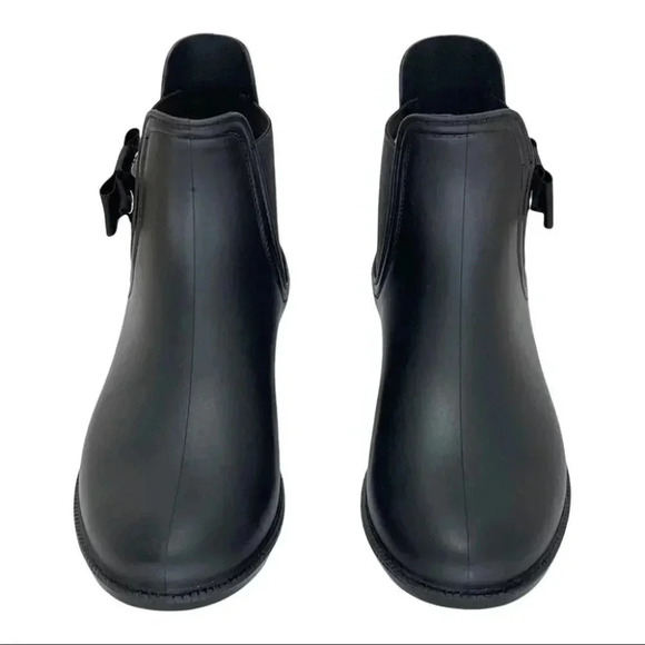 Charter Club Meradeth Black Matte Womens Rain Booties Size 10M - Picture 5 of 14